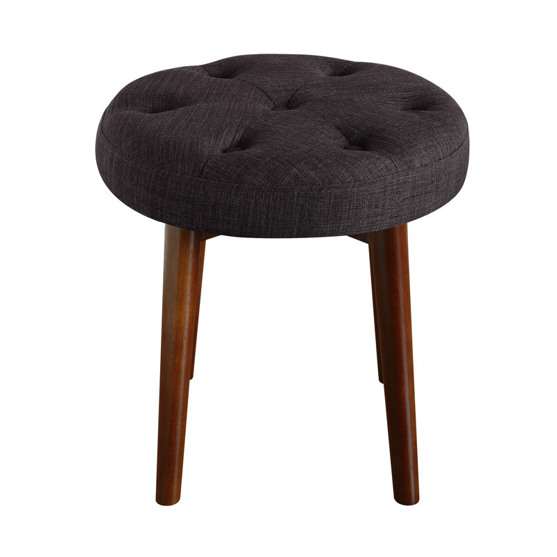 Elle Decor Penelope Round Tufted Stool & Reviews Wayfair